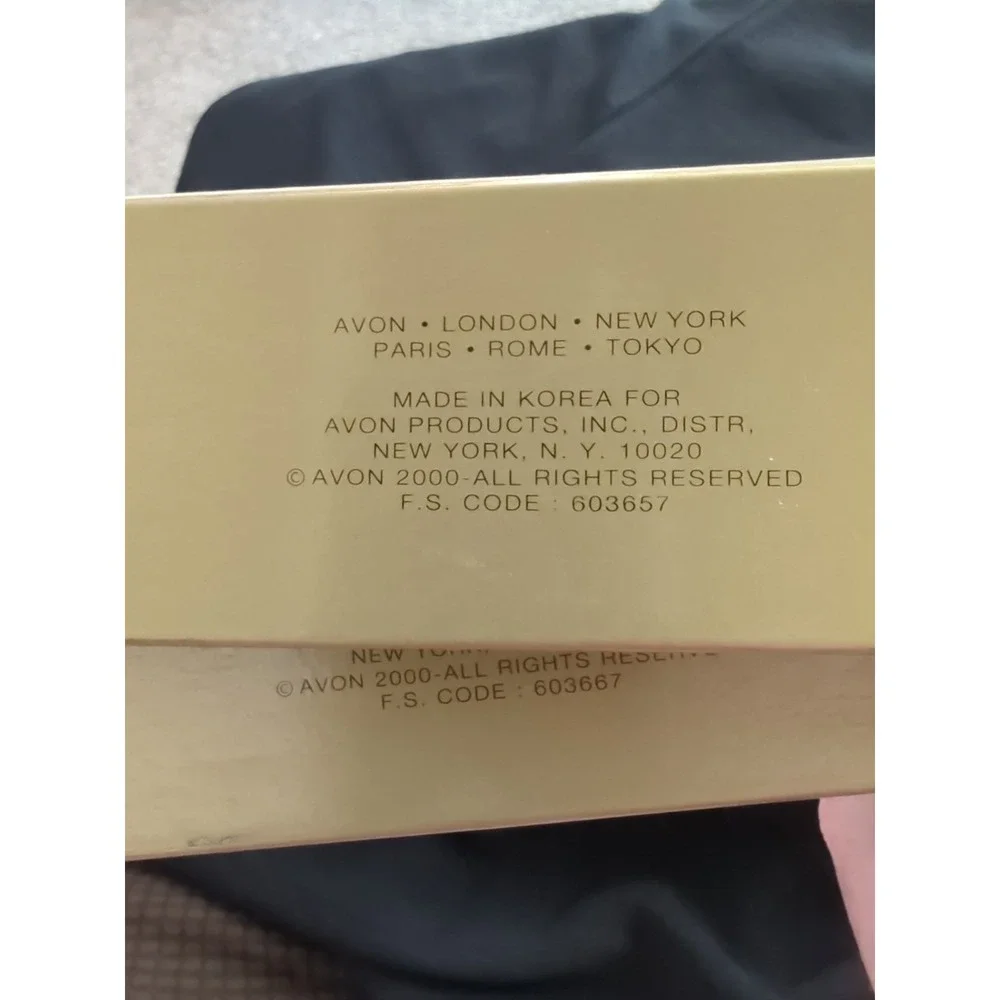 Vintage Avon 2 Pack Double Illusion Head Bands In Pink‎ And Purple In Box